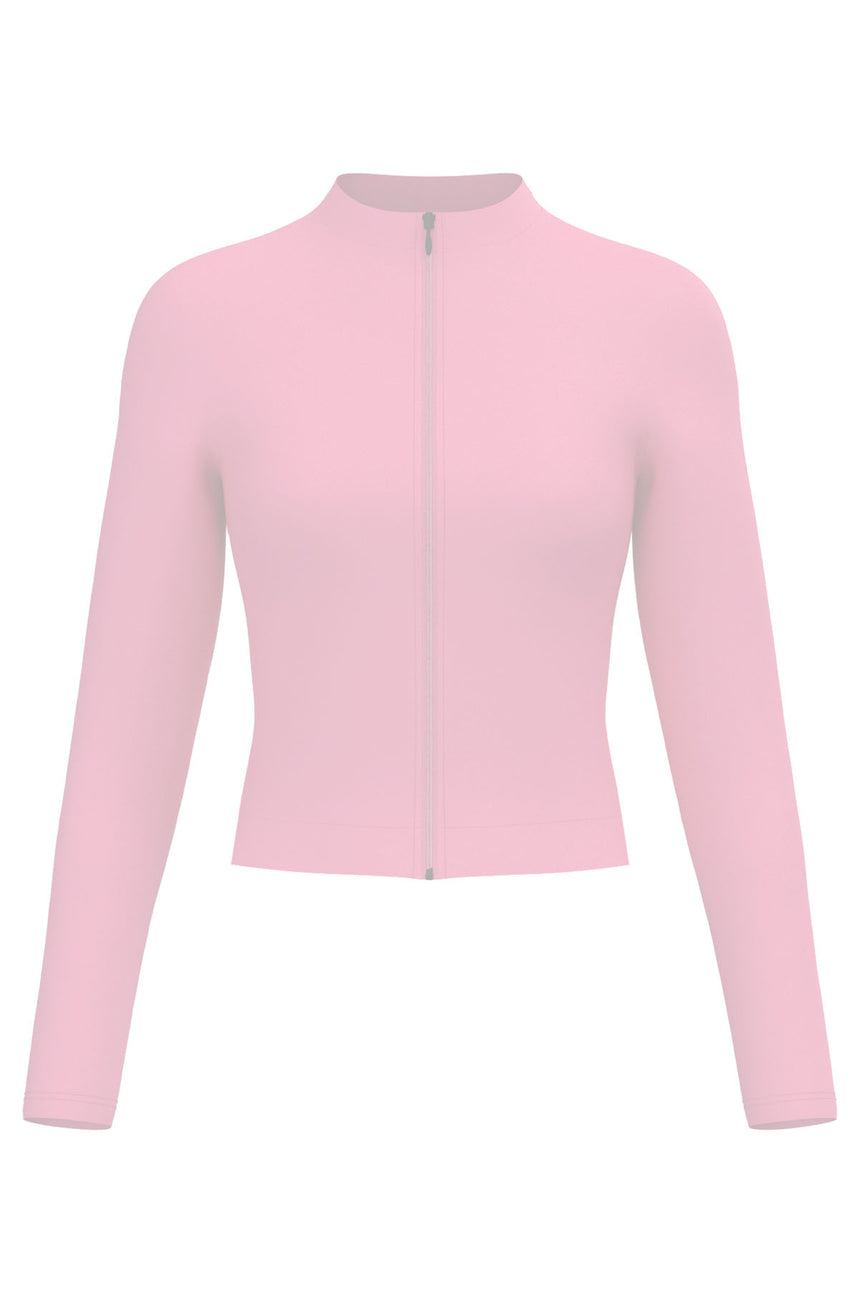 CLASSIC FIT ZIP UP - BLUSH